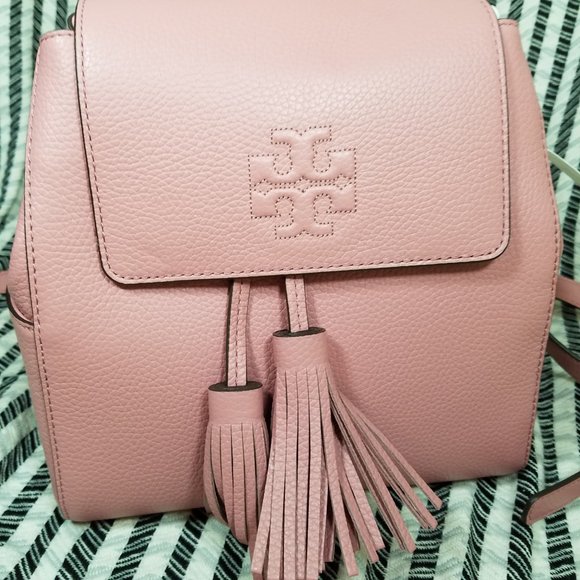 Tory Burch Pink Magnolia Thea Mini Backpack - Picture 10 of 11